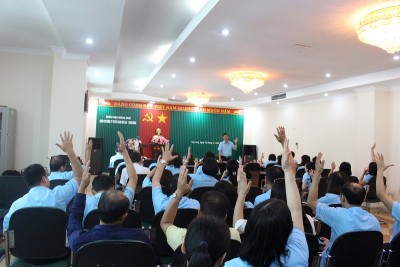 CHI BỘ NGHIỆP VỤ HỘI NGHỊ SƠ KẾT CÔNG TÁC ĐẢNG, LÃNH CHỈ ĐẠO THỰC HIỆN NHIỆM VỤ SẢN XUẤT KINH DOANH QUÝ 3/2019.