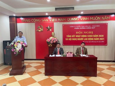 HỘI NGHỊ ĐẠI BIỂU NGƯỜI LAO ĐỘNG PHÂN XƯỞNG CẢNG NAM CẦU TRẮNG NĂM 2021