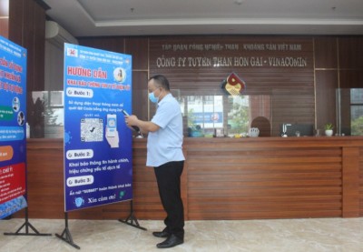 TUYỂN THAN HÒN GAI TRIỂN KHAI ĐO THÂN NHIỆT TỰ ĐỘNG VÀ KHAI BÁO Y TẾ BẰNG QR CODE