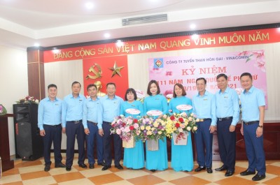 CÔNG TY TUYỂN THAN HÒN GAI TỔ CHỨC GẶP MẶT THÂN MẬT NỮ CBCNV NHÂN KỶ NIỆM NGÀY QUỐC TẾ PHỤ NỮ 8/3