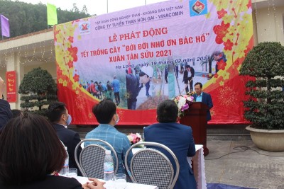 CÔNG TY TUYỂN THAN HÒN GAI- VINACOMIN HƯỞNG ỨNG TẾT TRỒNG CÂY ĐỜI ĐỜI NHỚ ƠN BÁC HỒ