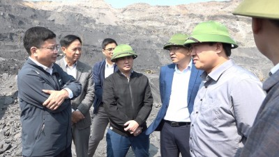 Phó Tổng giám đốc Tập đoàn Phan Xuân Thuỷ kiểm tra công tác sản xuất, tiêu thụ vùng Hạ Long