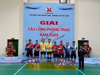 VĐV: Lê Đình Huy - Vũ Xuân Lợi đạt giải 3 đôi nam độ tuổi 36-40 (đối tượng 2)
