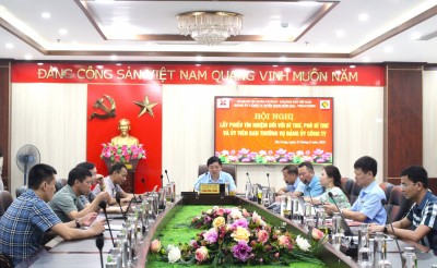 Hội nghị lấy phiếu tín nhiệm giữa nhiệm kỳ 2020-2025 đối với chức danh, chức vụ lãnh đạo, quản lý chính trị của Công ty