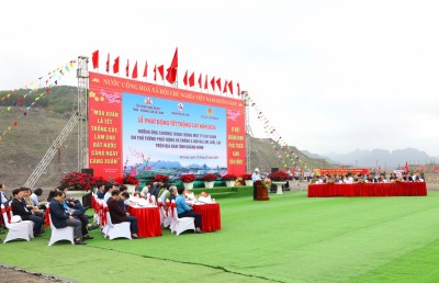 Toàn cảnh buổi lễ phát động “Tết trồng cây”