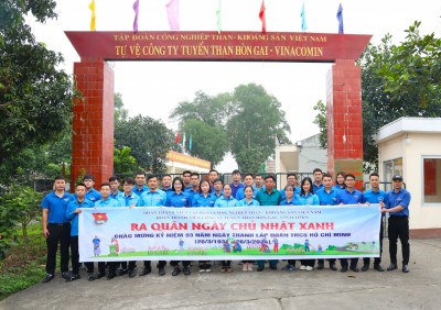 ĐVTN Tuyển than Hòn Gai ra quân Ngày Chủ nhật xanh