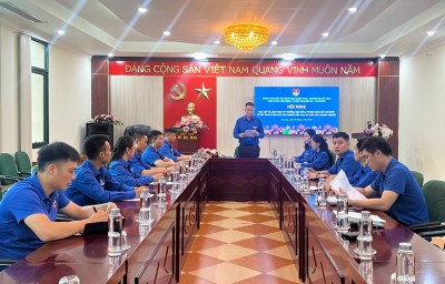 Đồng chí Nguyễn Thành Nam - Bí thư Đoàn Thanh niên Công ty triển khai các nhiệm vụ