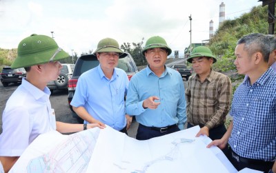 Phó Tổng giám đốc Tập đoàn Phan Xuân Thuỷ kiểm tra các dự án đầu tư tại Công ty Tuyển than Hòn Gai - Vinacomin