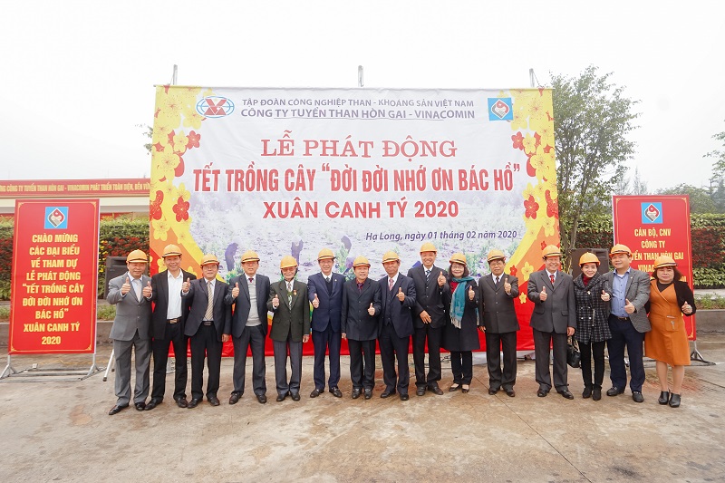 Công ty Tuyển Than Hòn Gai – Vinacomin tổ chức lễ phát động trồng cây “Đời đời nhớ ơn Bác Hồ” năm 2020.