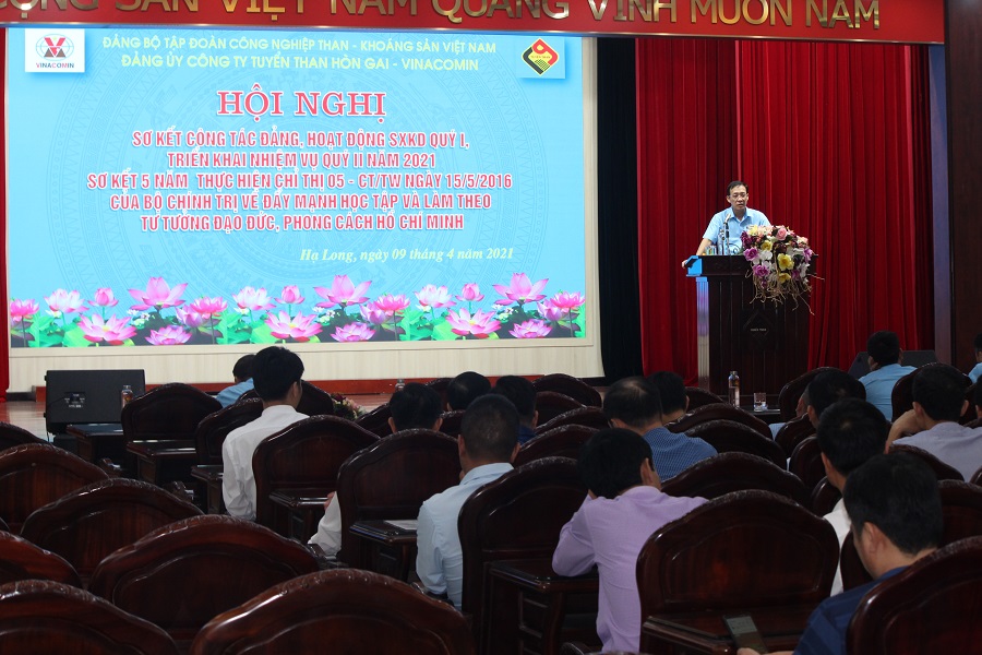 Tuyển Than Hòn Gai Vinacomin phấn đấu tiêu thụ trên 2 triệu tấn than trong quý II/2021