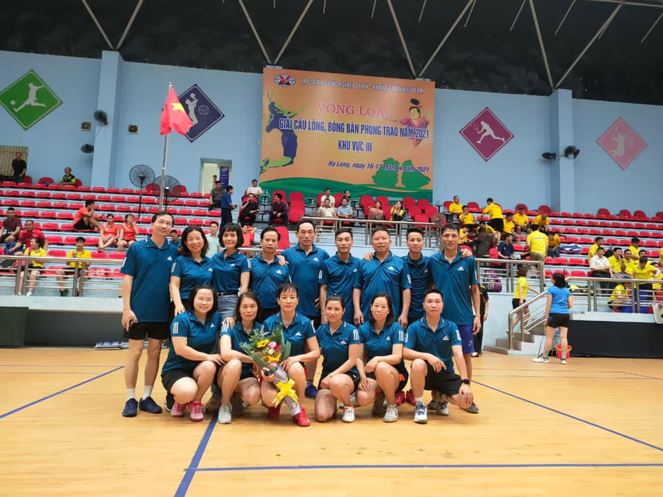 Tuyển Than Hòn Gai giành nhiều thứ hạng cao tại giải cầu lông, bóng bàn phong trào TKV năm 2021