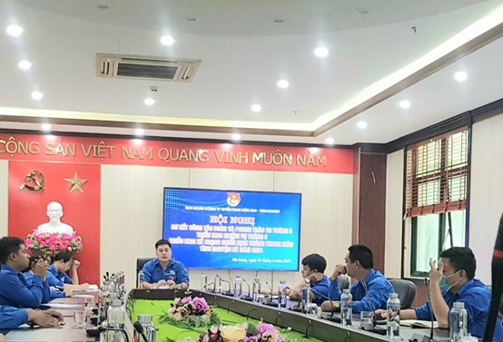 Đoàn Thanh niên Công ty Tuyển than Hòn Gai - Vinacomin: Sơ kết công tác Đoàn tháng 5, triển khai nhiệm vụ tháng 6 và chiến dịch thanh niên tình nguyện hè năm 2021.