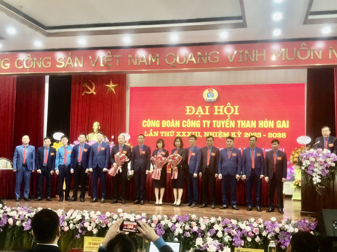 CÔNG ĐOÀN CÔNG TY TUYỂN THAN HÒN GAI TỔ CHỨC THÀNH CÔNG ĐẠI HỘI LẦN THỨ XXXIII, NHIỆM KỲ 2023 - 2028