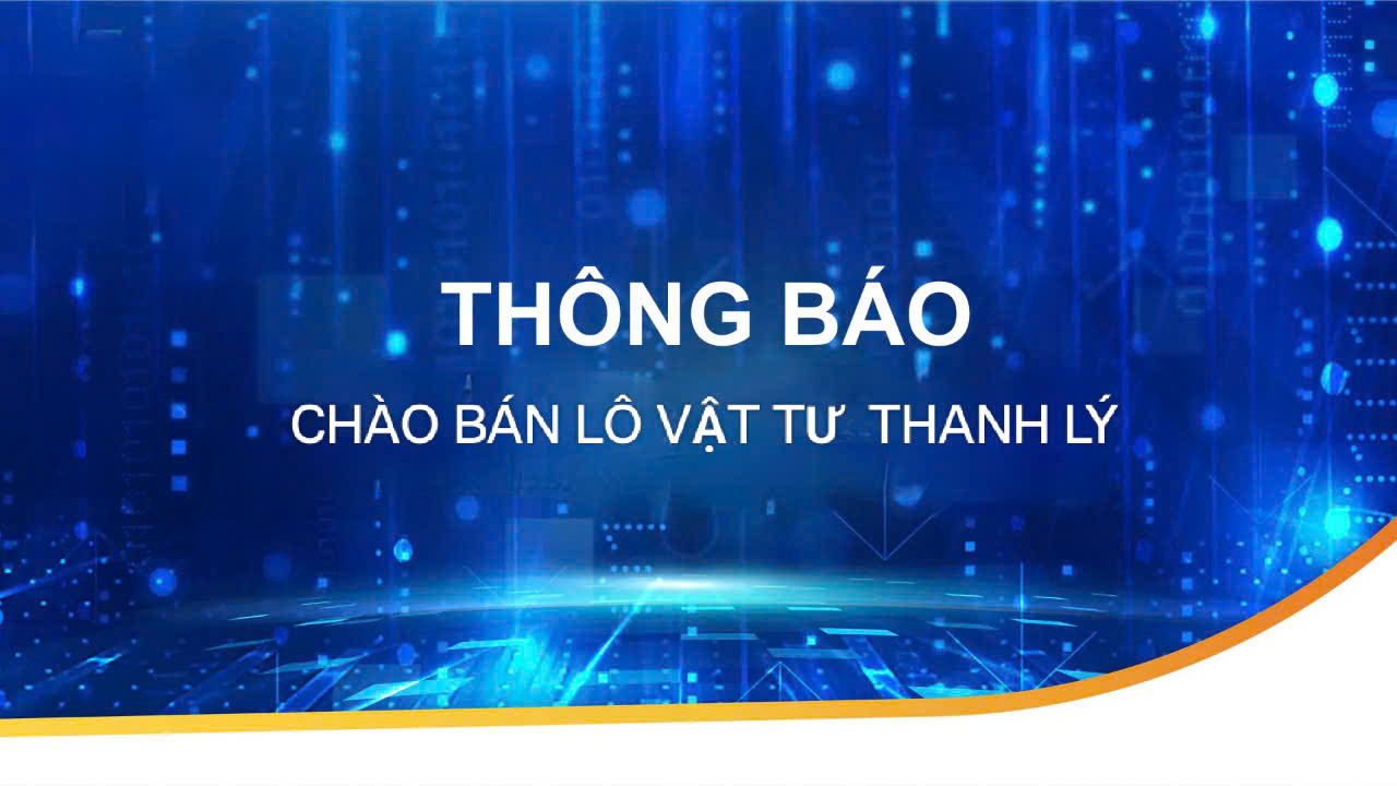 Thông báo mời chào bán lô vật tư tấm chắn bê tông di động cốt thép thanh lý