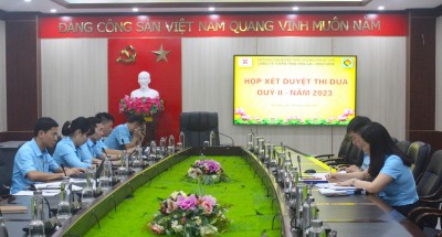 Hội đồng thi đua khen thưởng Công ty Tuyển than Hòn Gai - Vinacomin xét duyệt, thi đua khen thưởng quý 2/2023