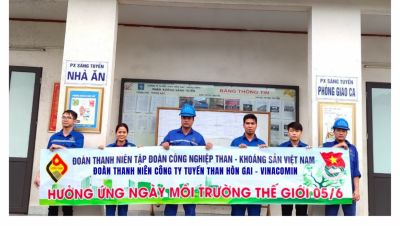 Đoàn Thanh niên Công ty Tuyển than Hòn Gai ra quân dọn VSMT